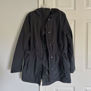 Columbia women’s black rain jacket